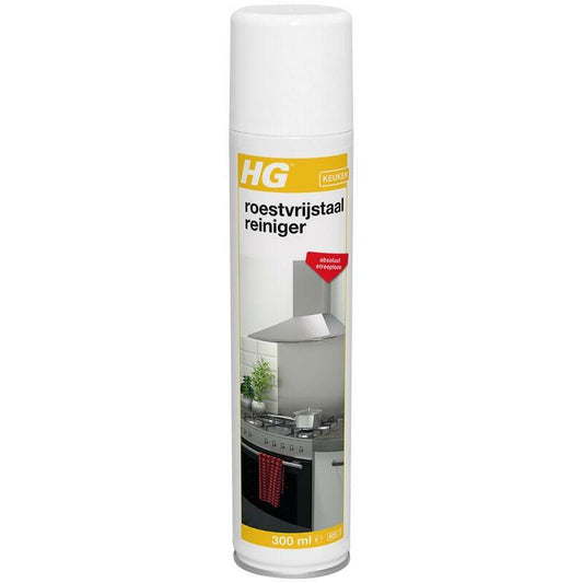 HG Roestvrijstaal snel reiniger 300ml