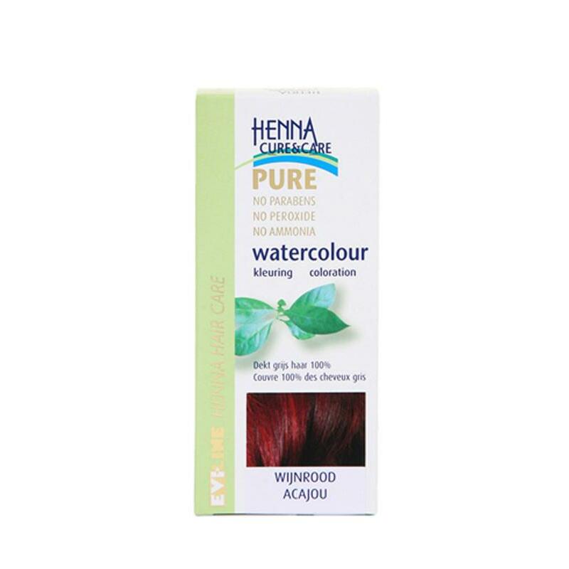 Henna Cure & Care Watercolour wijnrood 5g
