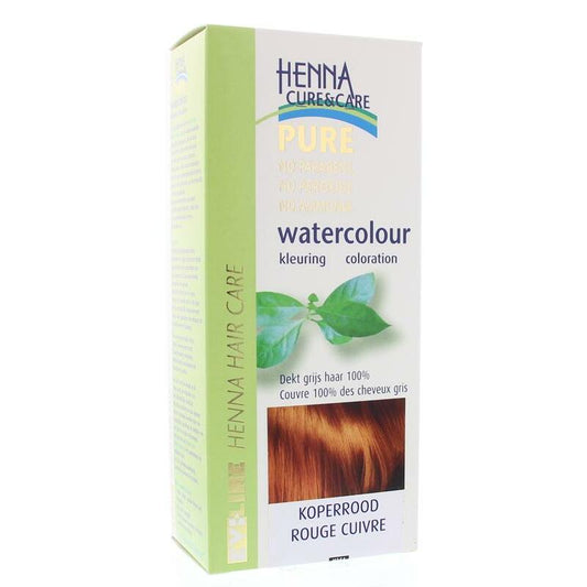 Henna Cure & Care Watercolour koperrood 5g