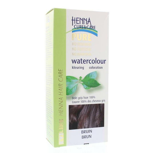 Henna Cure & Care Watercolour bruin 5g