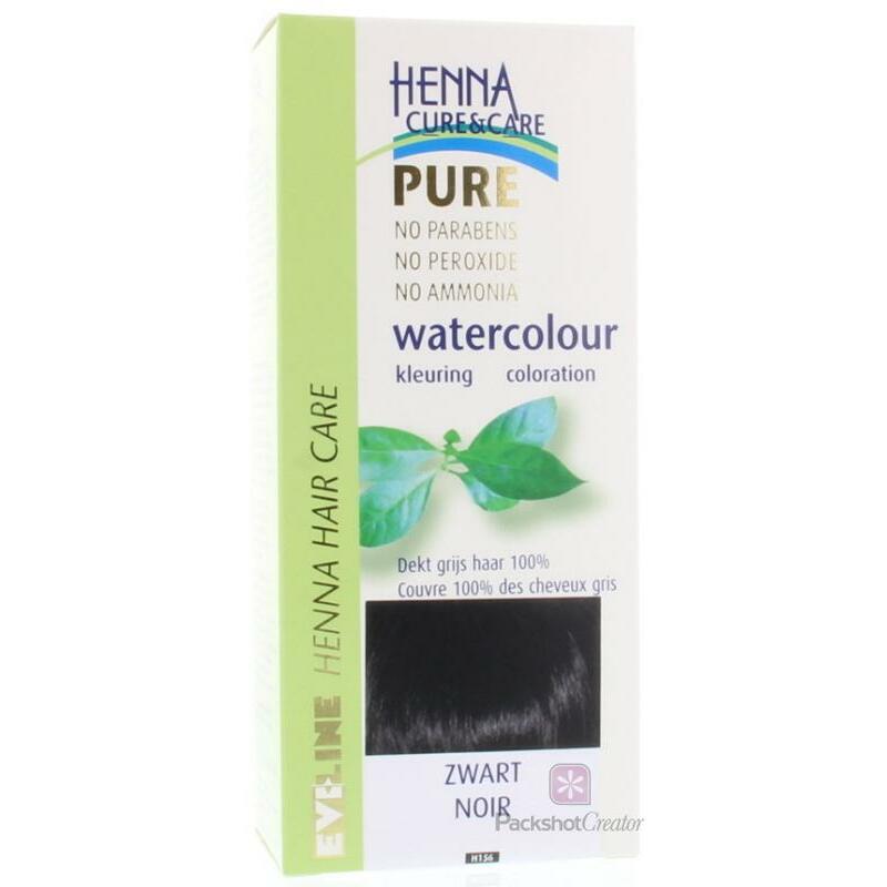 Henna Cure & Care Watercolour zwart 5g