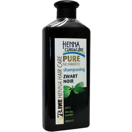 Henna Cure & Care Shampoo pure zwart 400ml