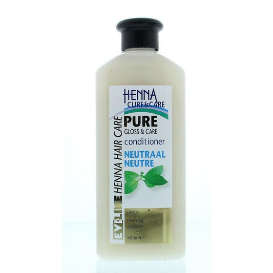 Henna Cure & Care Conditioner pure no parabens neutraal 400ml