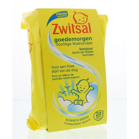 Zwitsal Goedemorgen vochtige washandjes 20st