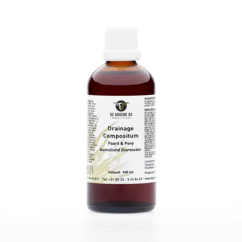Groene Os Drainage compositum paard/pony 100ml
