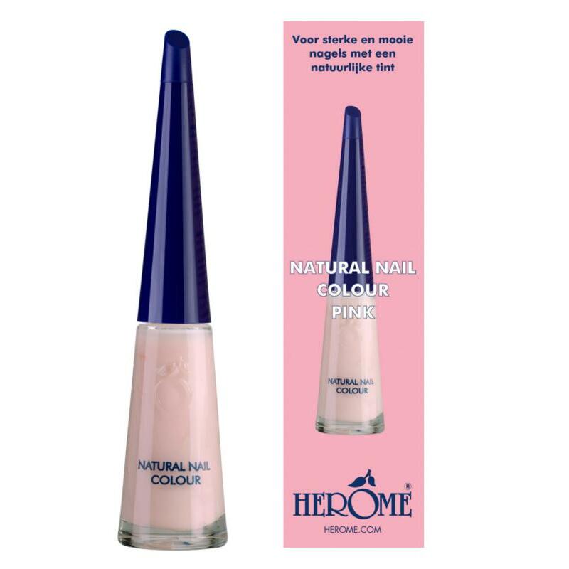 Herome Natural nail colour pink 10ml