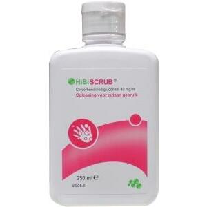 Hibiscrub Chloorhexidine gluconaat 40mg/ml 250ml