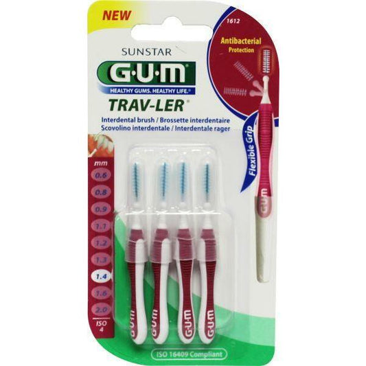 GUM Trav-ler rager 1.4mm (magenta) 4st