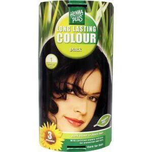 Henna Plus Long lasting colour 1 black 100ml