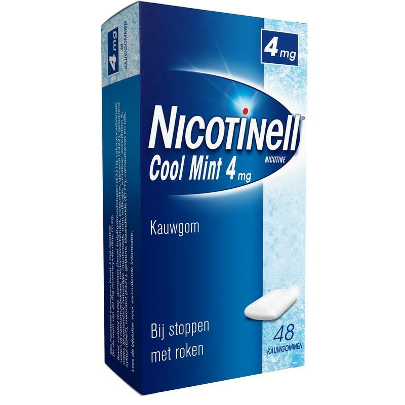 Nicotinell Kauwgom cool mint 4 mg 48st