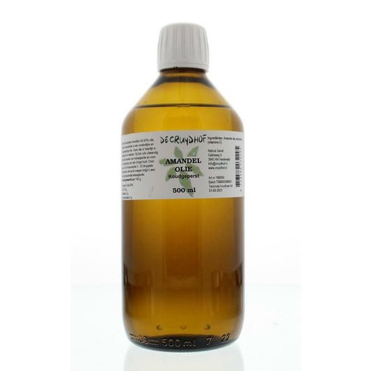 Cruydhof Amandelolie zoet koudgeperst 500ml