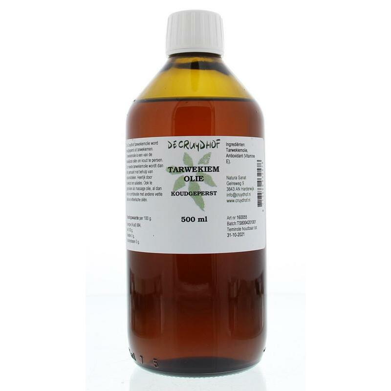 Cruydhof Tarwekiemolie koudgeperst 500ml