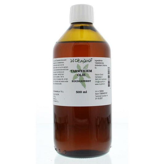Cruydhof Tarwekiemolie koudgeperst 500ml