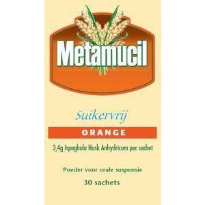 Metamucil Orange suikervrij 30sach