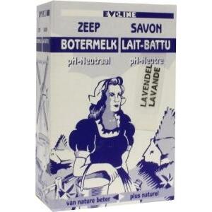 Evi Line Botermelk zeep lavendel 100g
