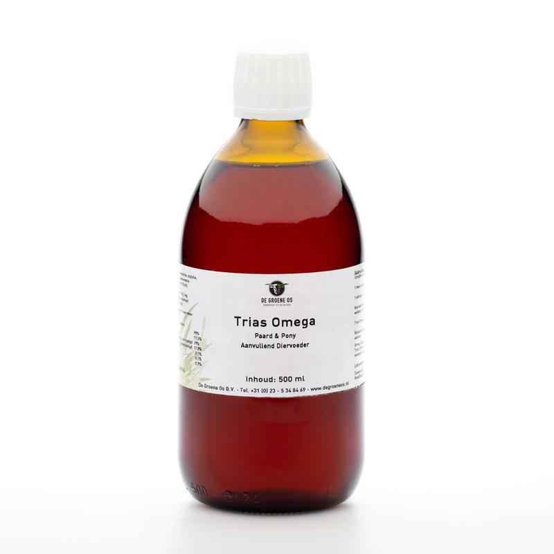 Groene Os Trias omega paard & pony 500ml
