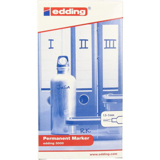 Corporate Expres Edding 3000 permanent marker zwart 10st