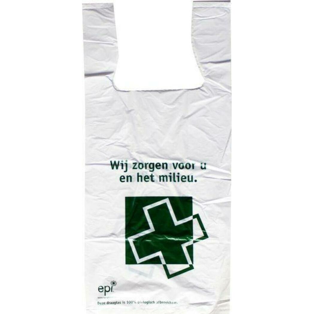 Holland Pharma Biodraagtassen 430x200x120mmh# 1000st