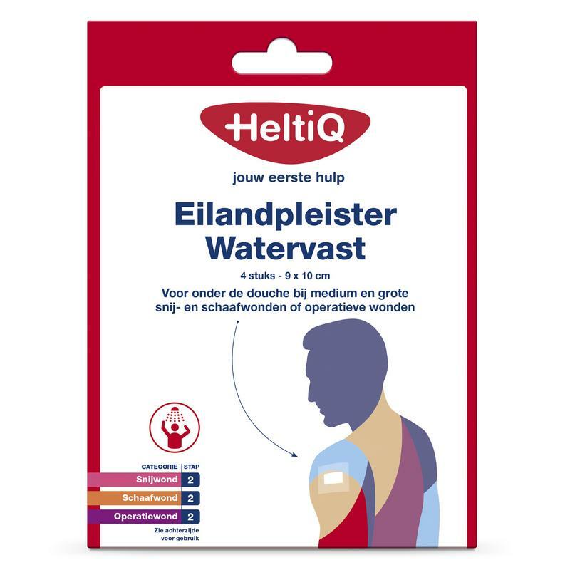 Heltiq Eilandpleister watervast 9 x 10 cm 4st