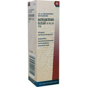 Teva Cromoglicaat spray 40 mg 10ml