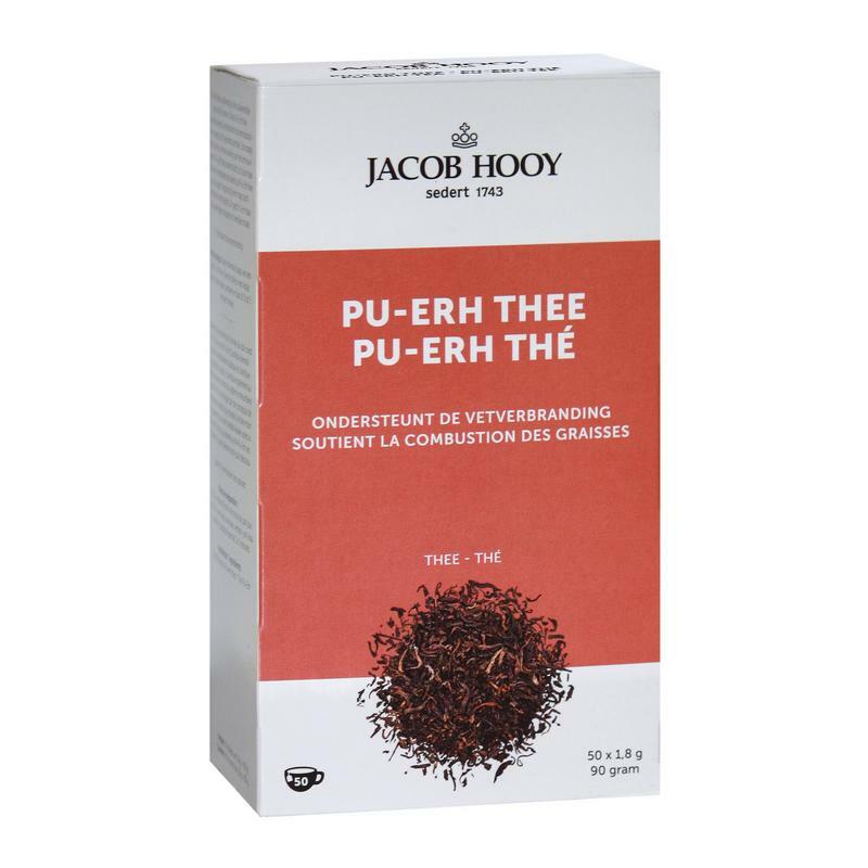 Jacob Hooy Pu Erh theezakjes 50st