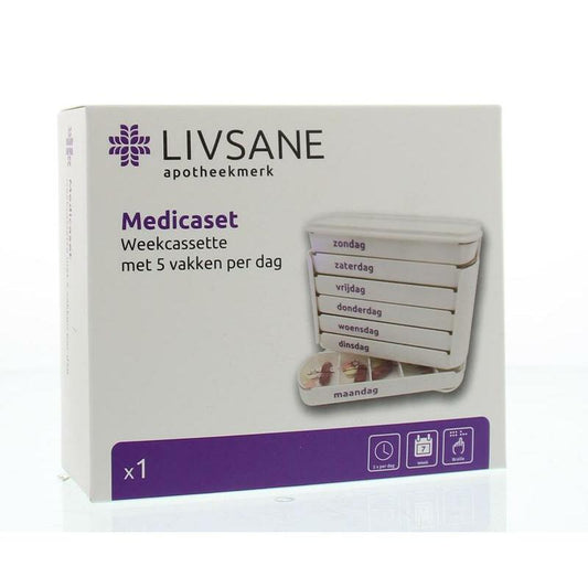 Blockland Medicaset medicijnbox wit 5V braille 1st