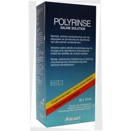 Alcon Saline 15 ml ampullen 30amp