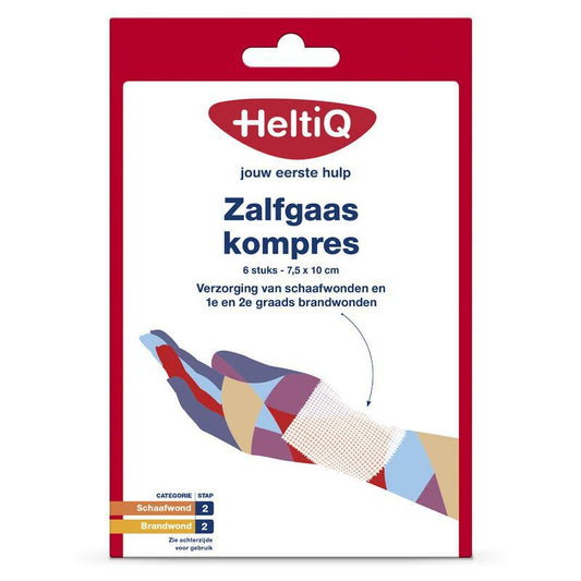 Heltiq Zalfgaas 7.5 x 10 cm 6st