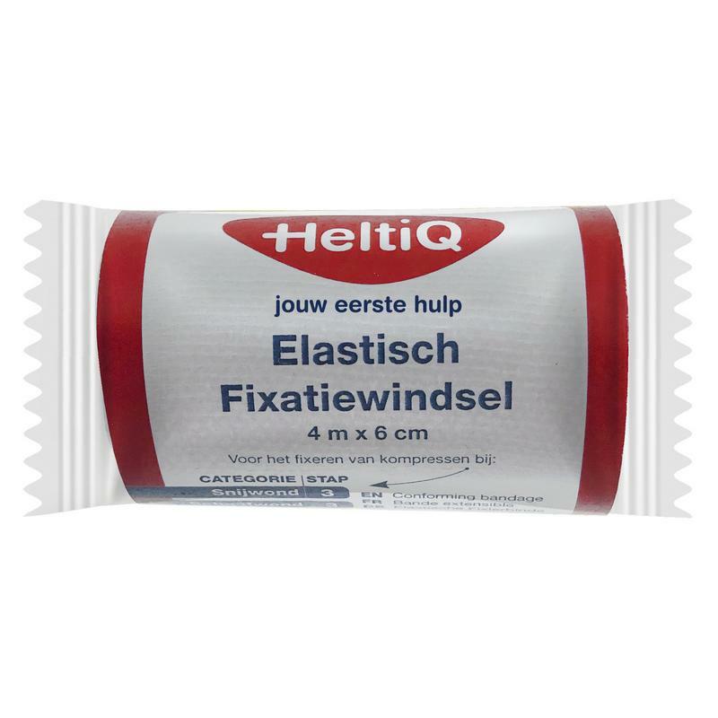 Heltiq Elastisch fixatiewindsel 4 m x 6 cm 1st