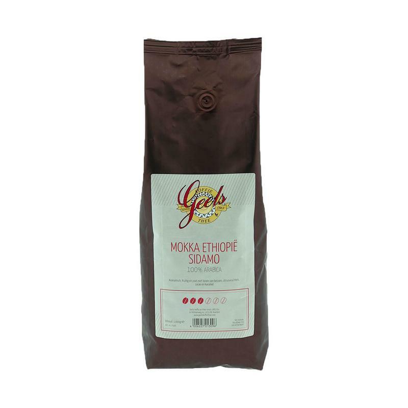Geels Mokka Ehtiopia sidamo bonen 1000g