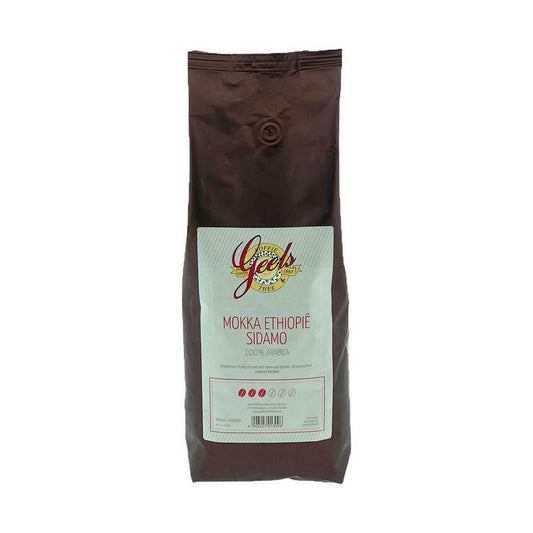 Geels Mokka Ehtiopia sidamo bonen 1000g