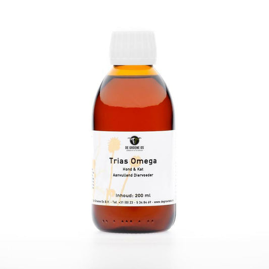 Groene Os Trias omega hond/kat 200ml