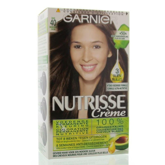 Garnier Nutrisse 4 cacao midden bruin 1set