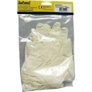 Duoprotect Handschoen latex medium 10st