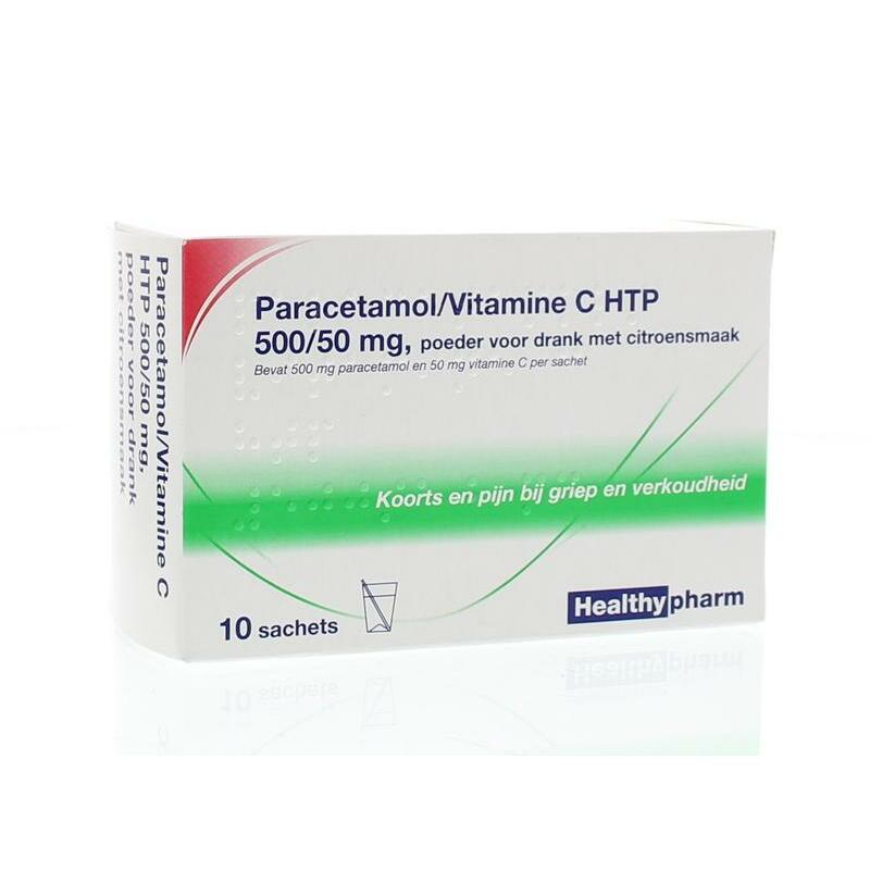 Healthypharm Paracetamol & vit C 10sach
