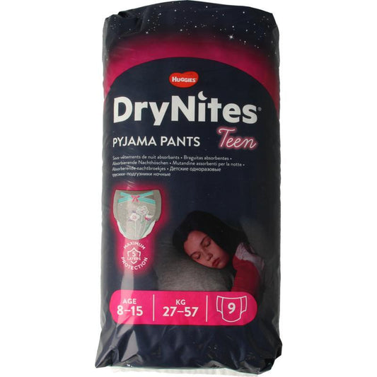 Huggies Drynites girl 8-15 jaar 9st