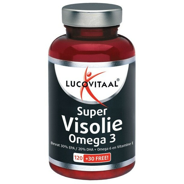 Lucovitaal Super visolie omega 3-6 120+30
