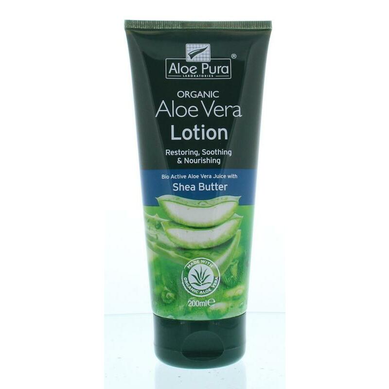 Optima Aloe pura organic aloe vera lotion 200ml