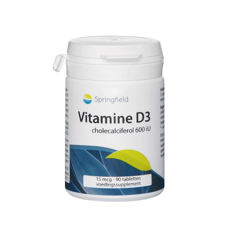 Springfield Vitamine D3 600 IU 90tb