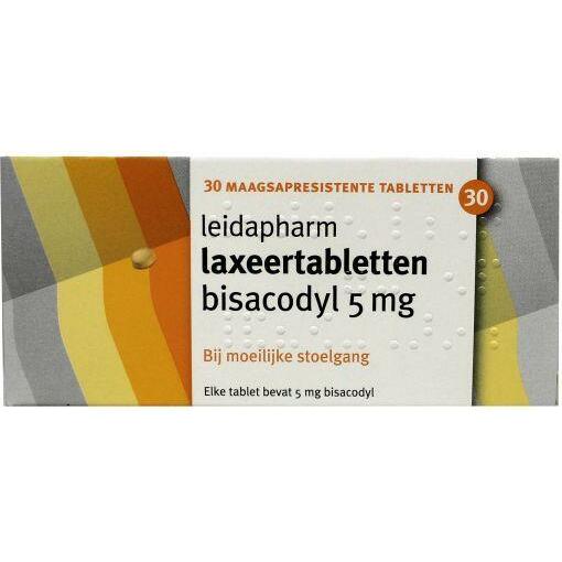 Leidapharm Bisacodyl laxeer 5mg 30tb