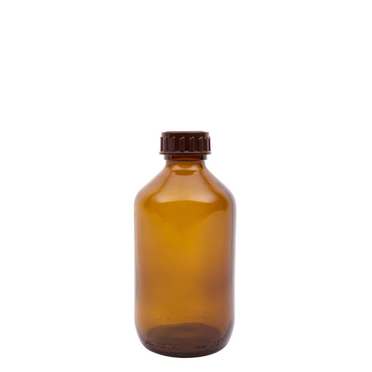 Blockland Medicijnfles gedopt bruin 200 ml 28 mm 14st