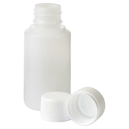 Blockland Fles HDPE naturel + afsluitdop 28 mm 100 ml 35st