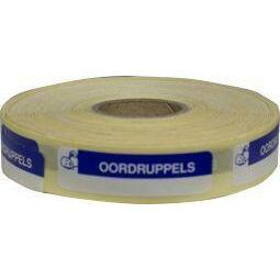 Blockland Strooketiket oordruppels+oor 44 x 11 mm 750st