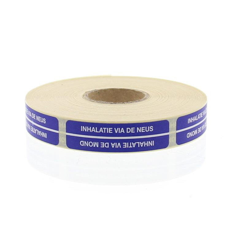 Blockland Strooketiket inhalatie via mond/neus 44 x 11 mm 750st