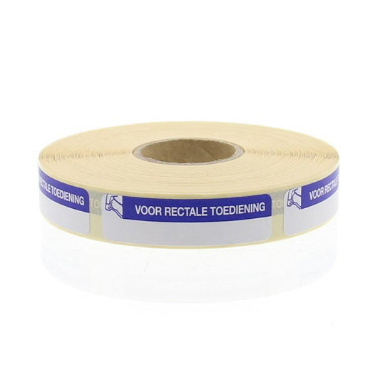 Blockland Strooketiket voor rectale toediening 44 x 11 mm 750st