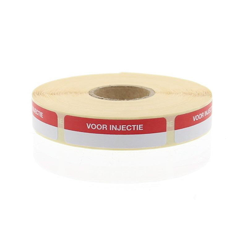 Blockland Strooketiket voor injectie 44 x 11 mm 750st