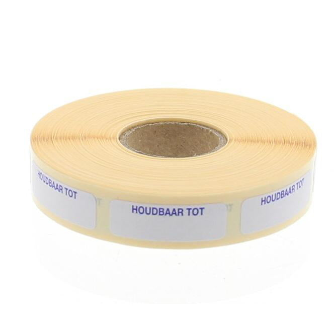 Blockland Strooketiket houdbaar tot 30 x 10 mm 1000st