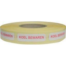 Blockland Strooketiket koel bewaren 30 x 7 mm 1000st