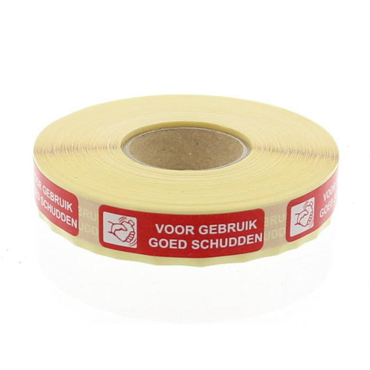 Blockland Strooketiket voor gebruik schudden 44 x 11 mm 750st