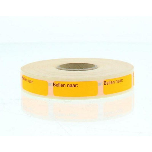 Blockland Strooketiket bellen naar 30 x 10 mm 1000st